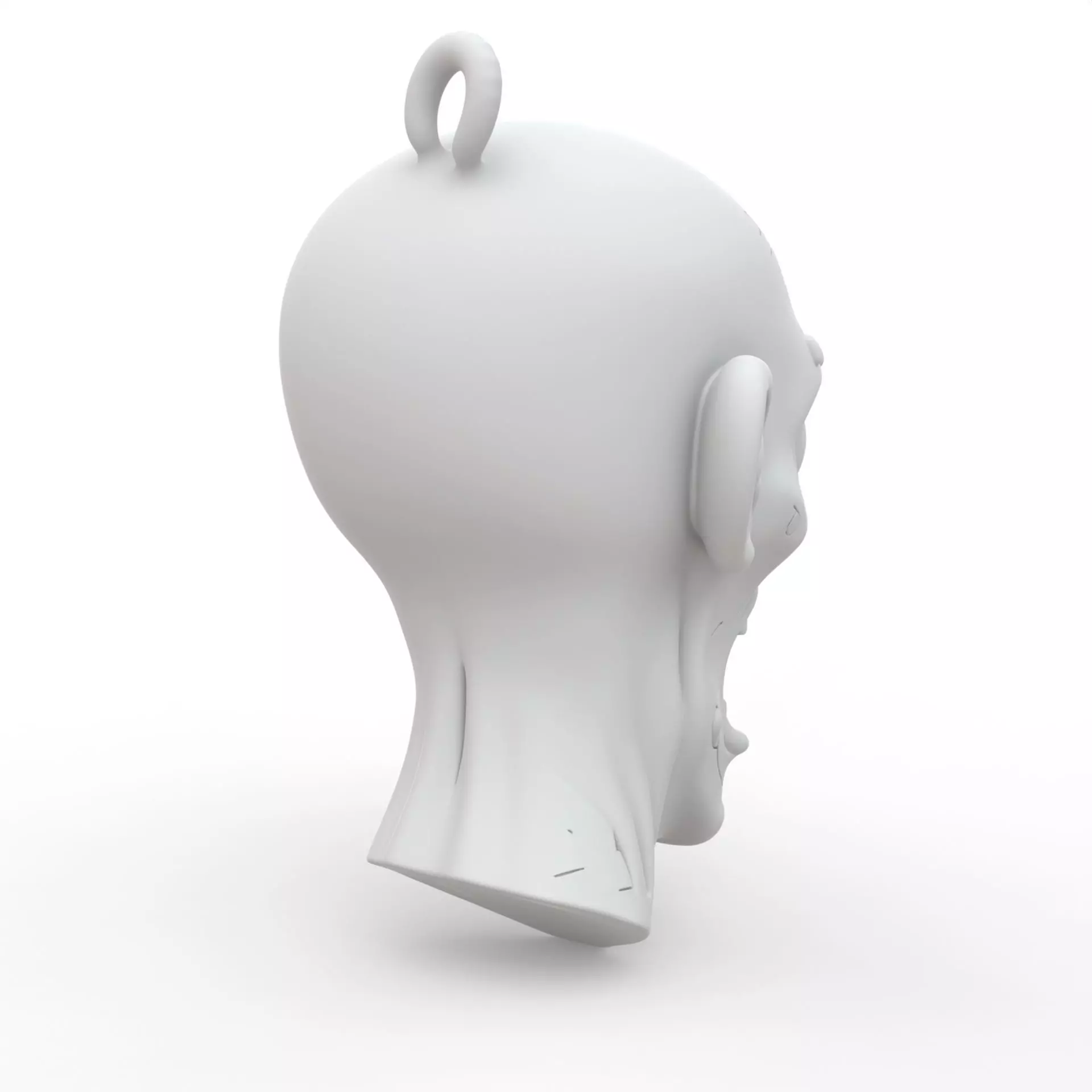 Zombie Keychain 3D Print Model 3D print model_4