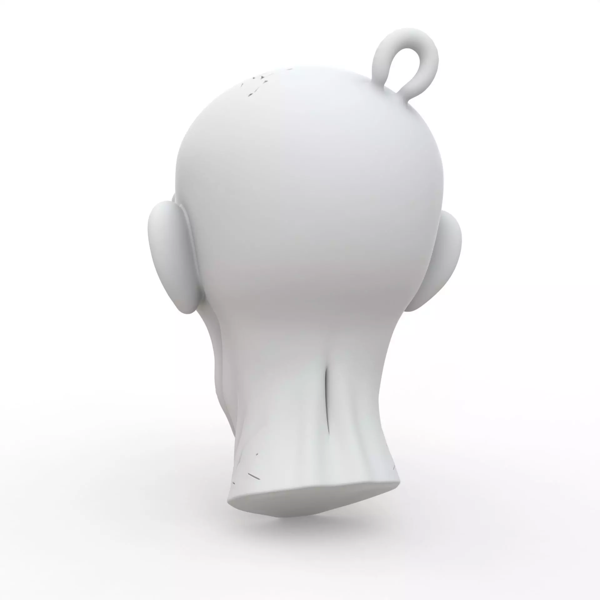 Zombie Keychain 3D Print Model 3D print model_3