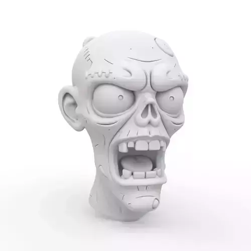 Zombie Keychain 3D Print Model