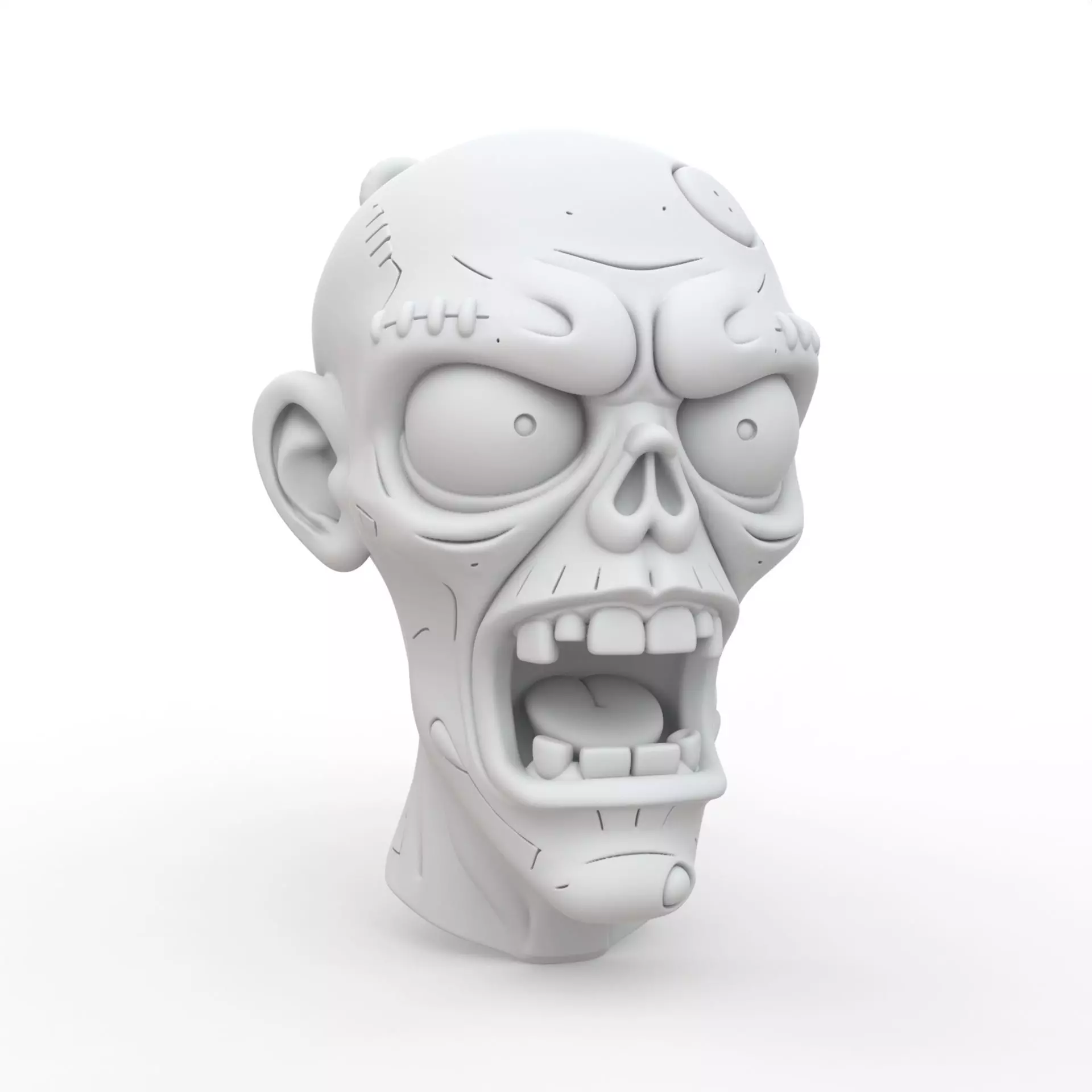 Zombie Keychain 3D Print Model 3D print model_0