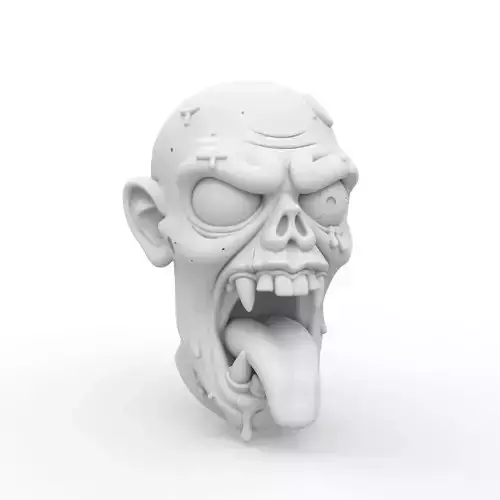 Zombie Keychain 3D Print Model