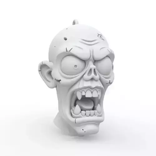 Zombie Keychain 3D Print Model