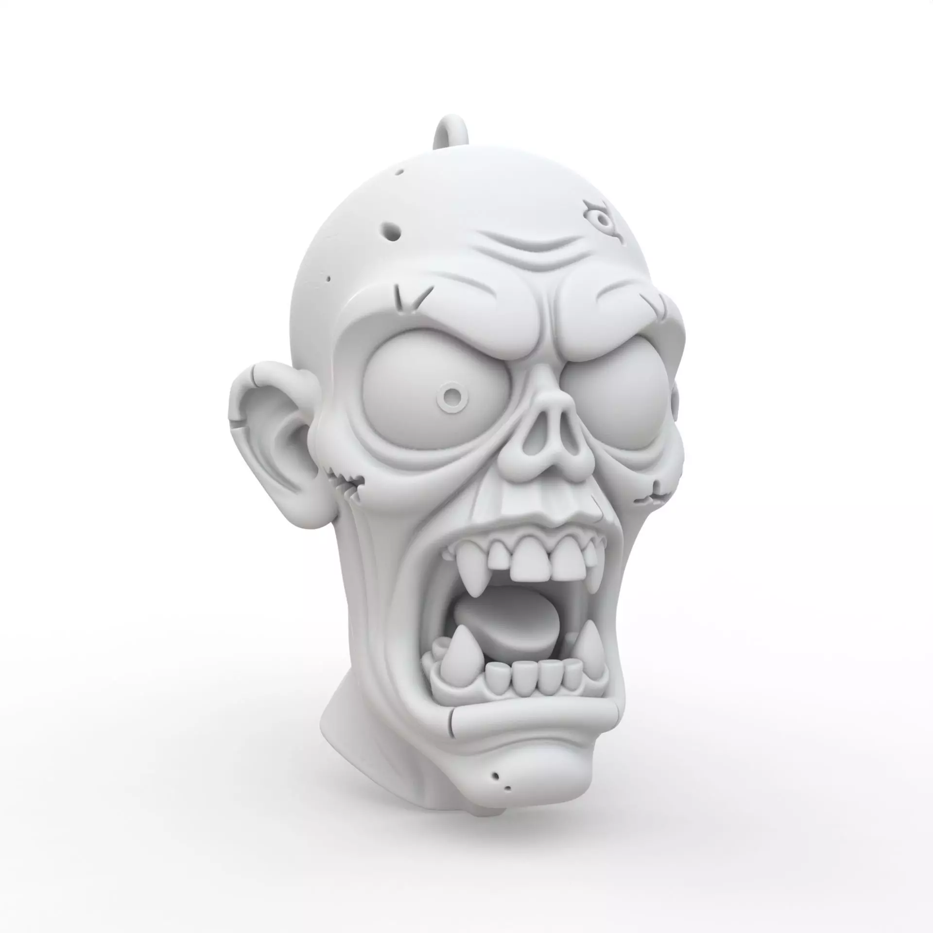 Zombie Keychain 3D Print Model 3D print model_0