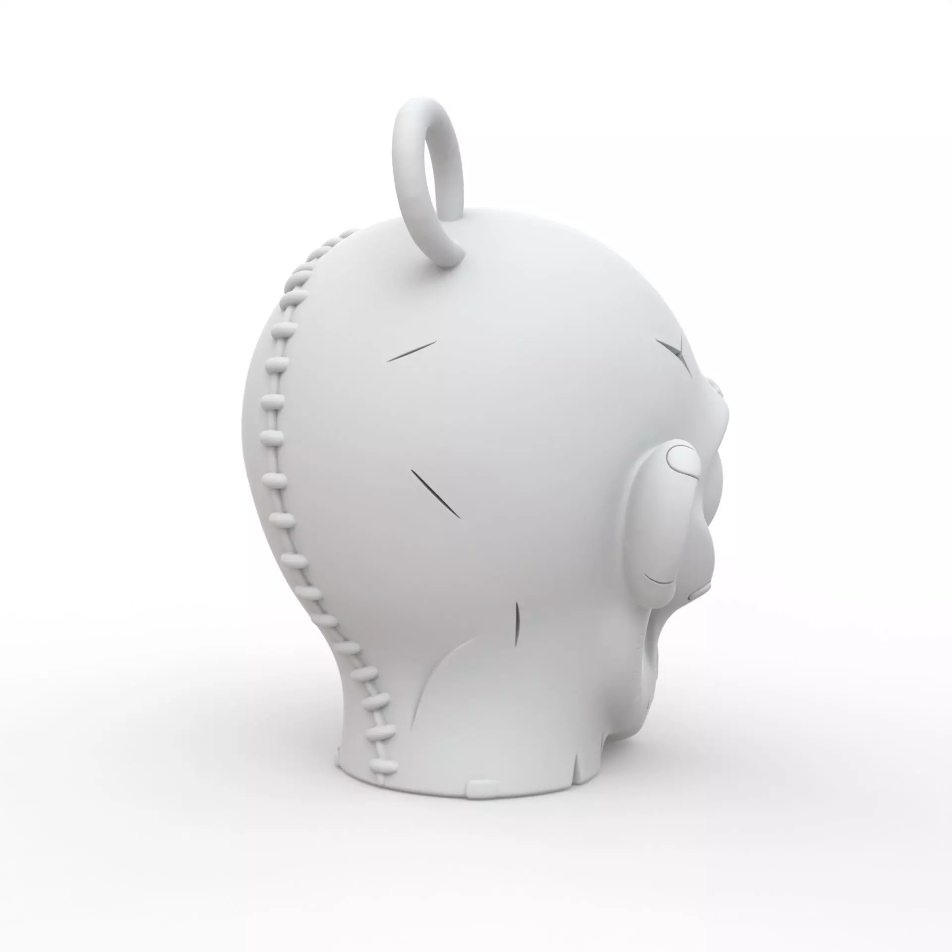 Zombie Keychain 3D Print Model 3D print model_4