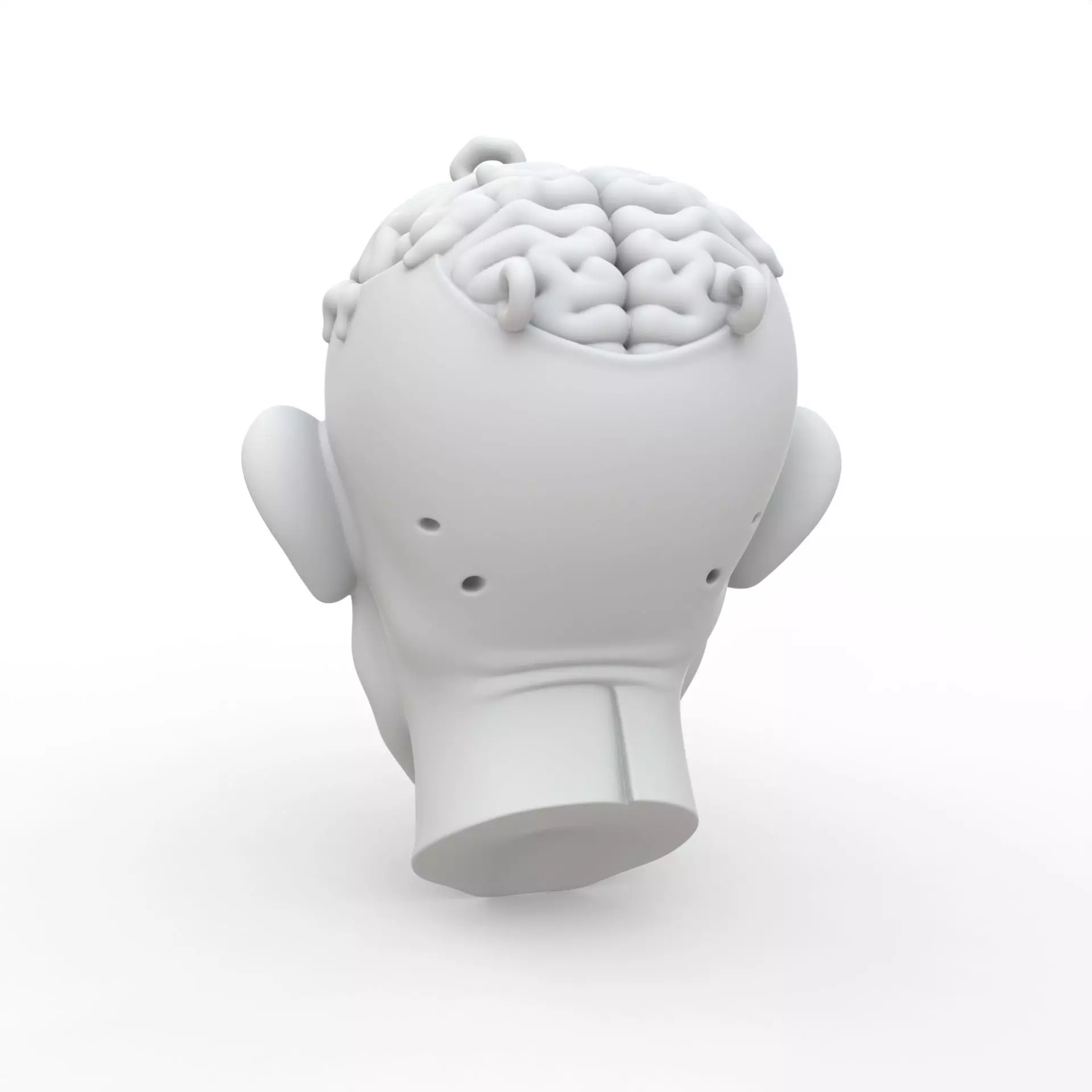 Zombie Keychain 3D Print Model 3D print model_3