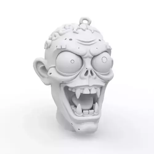 Zombie Keychain 3D Print Model