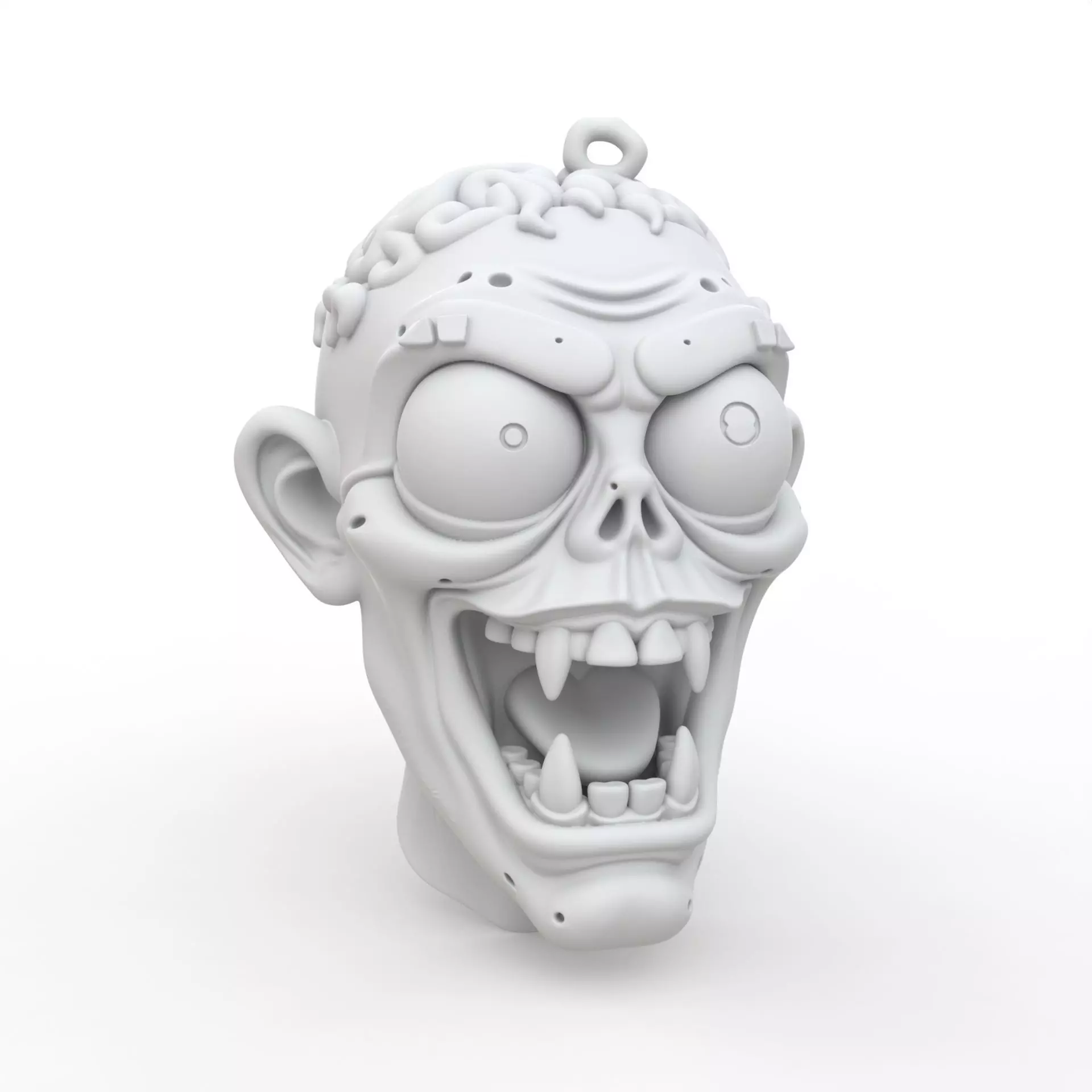 Zombie Keychain 3D Print Model 3D print model_0