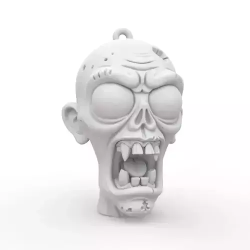 Zombie Keychain 3D Print Model