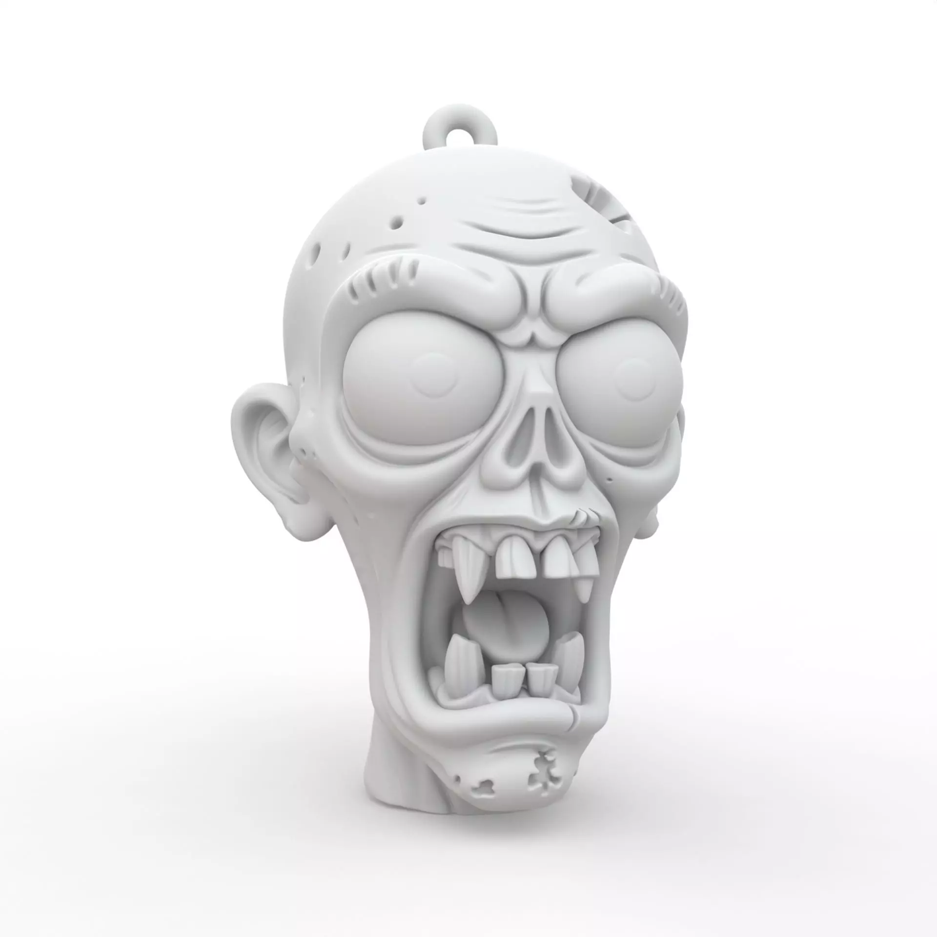 Zombie Keychain 3D Print Model 3D print model_0