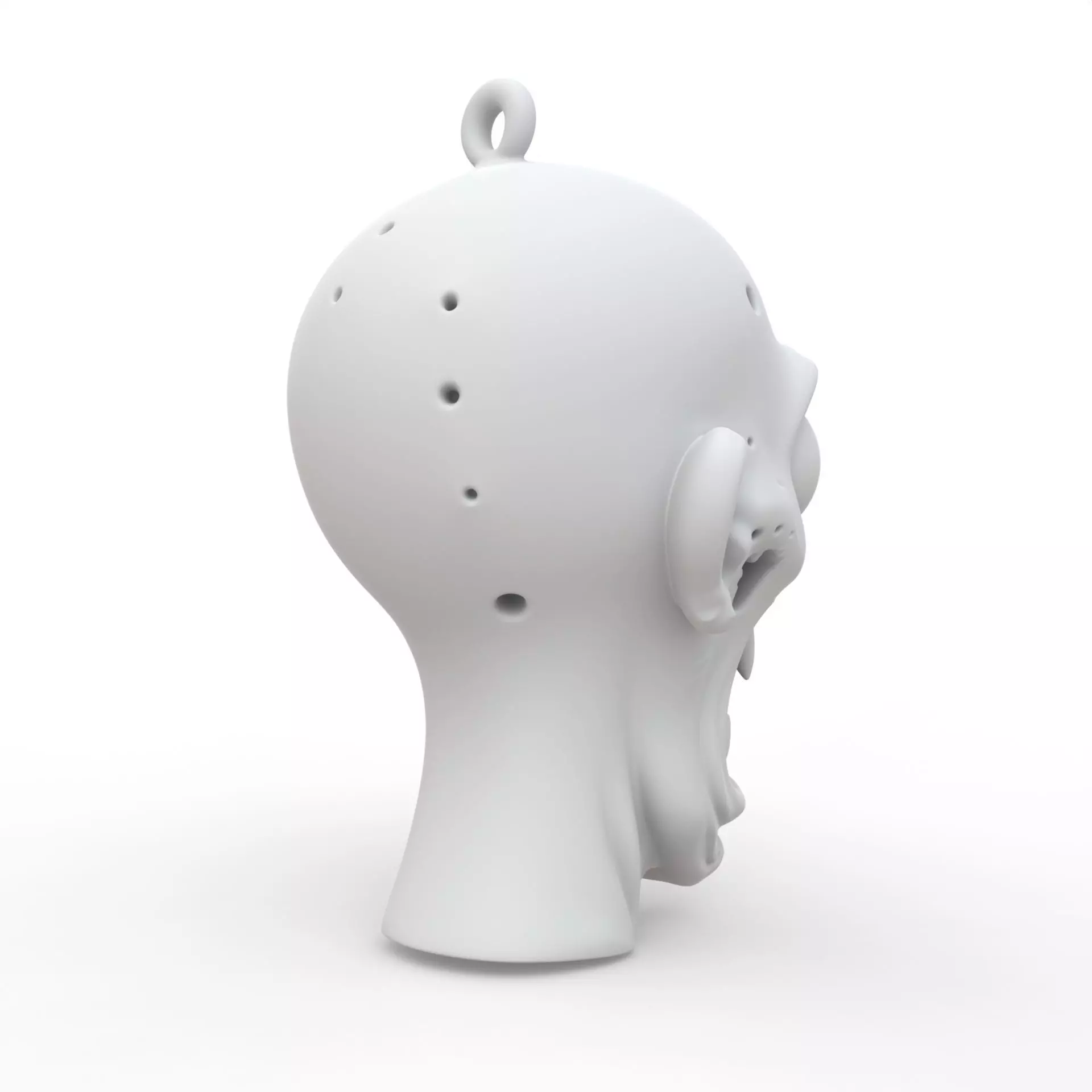 Zombie Keychain 3D Print Model 3D print model_4