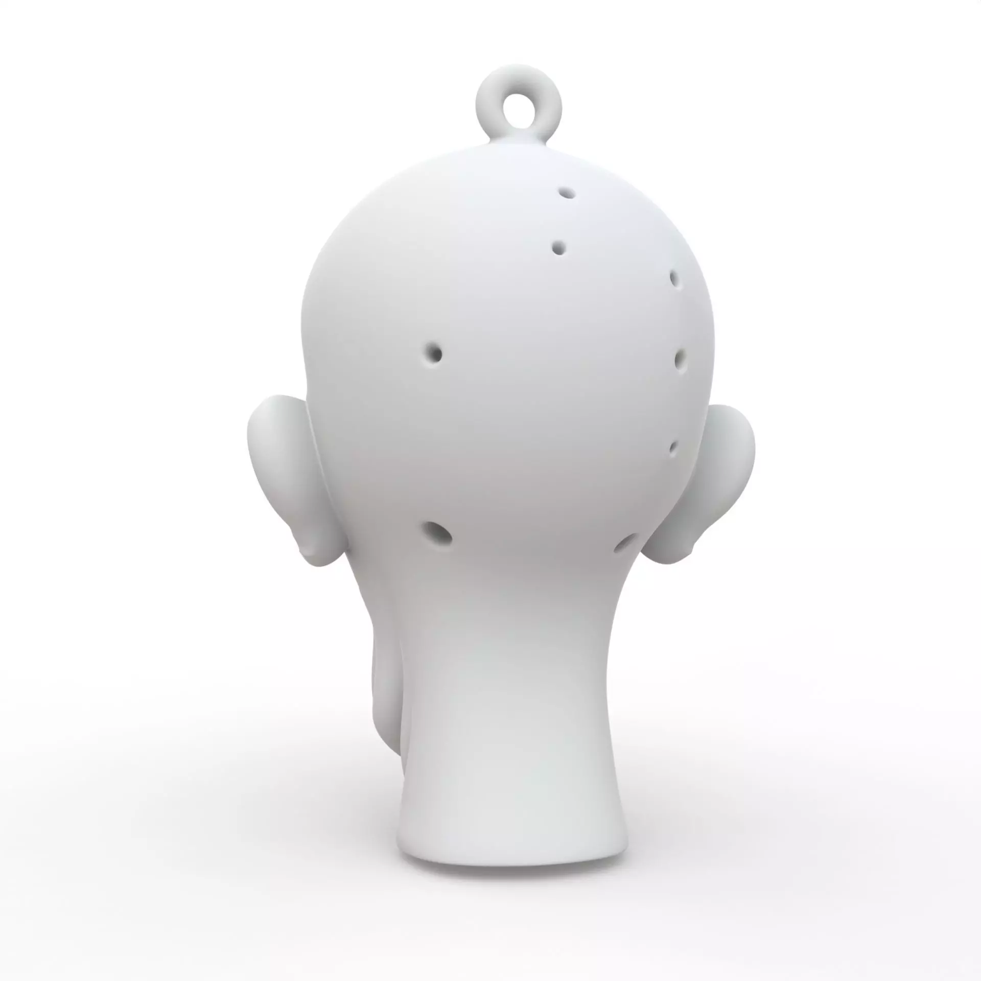 Zombie Keychain 3D Print Model 3D print model_3