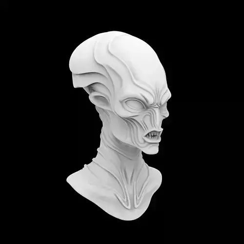 Alien Scout Helmet 3D Print Model