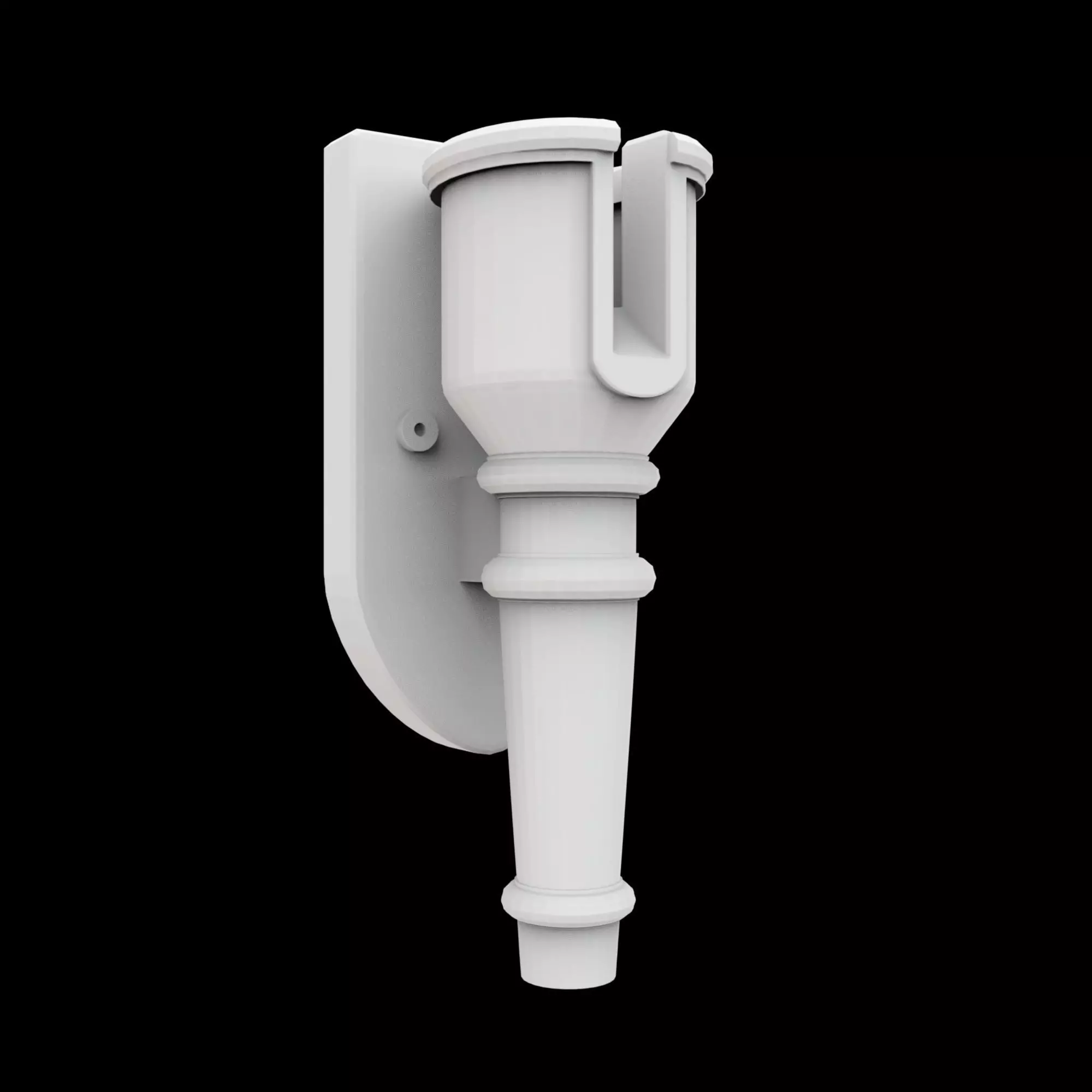 Art Candle Wall 3D Print Model 3D print model_1