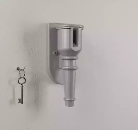 Art Candle Wall 3D Print Model