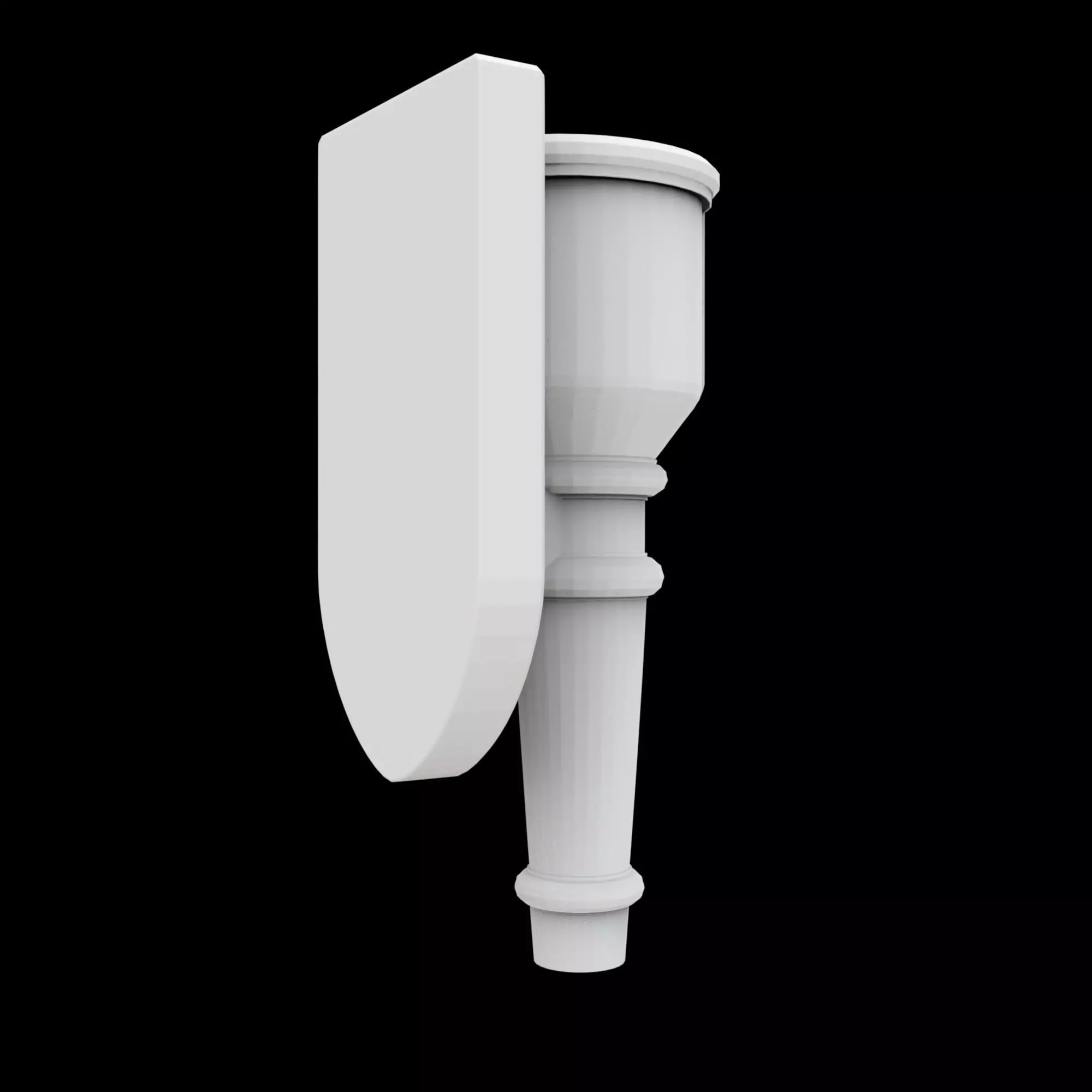 Art Candle Wall 3D Print Model 3D print model_4