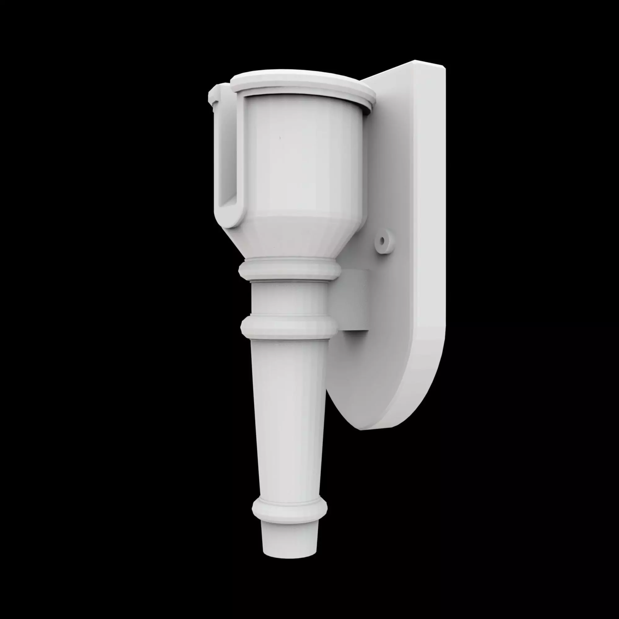 Art Candle Wall 3D Print Model 3D print model_2