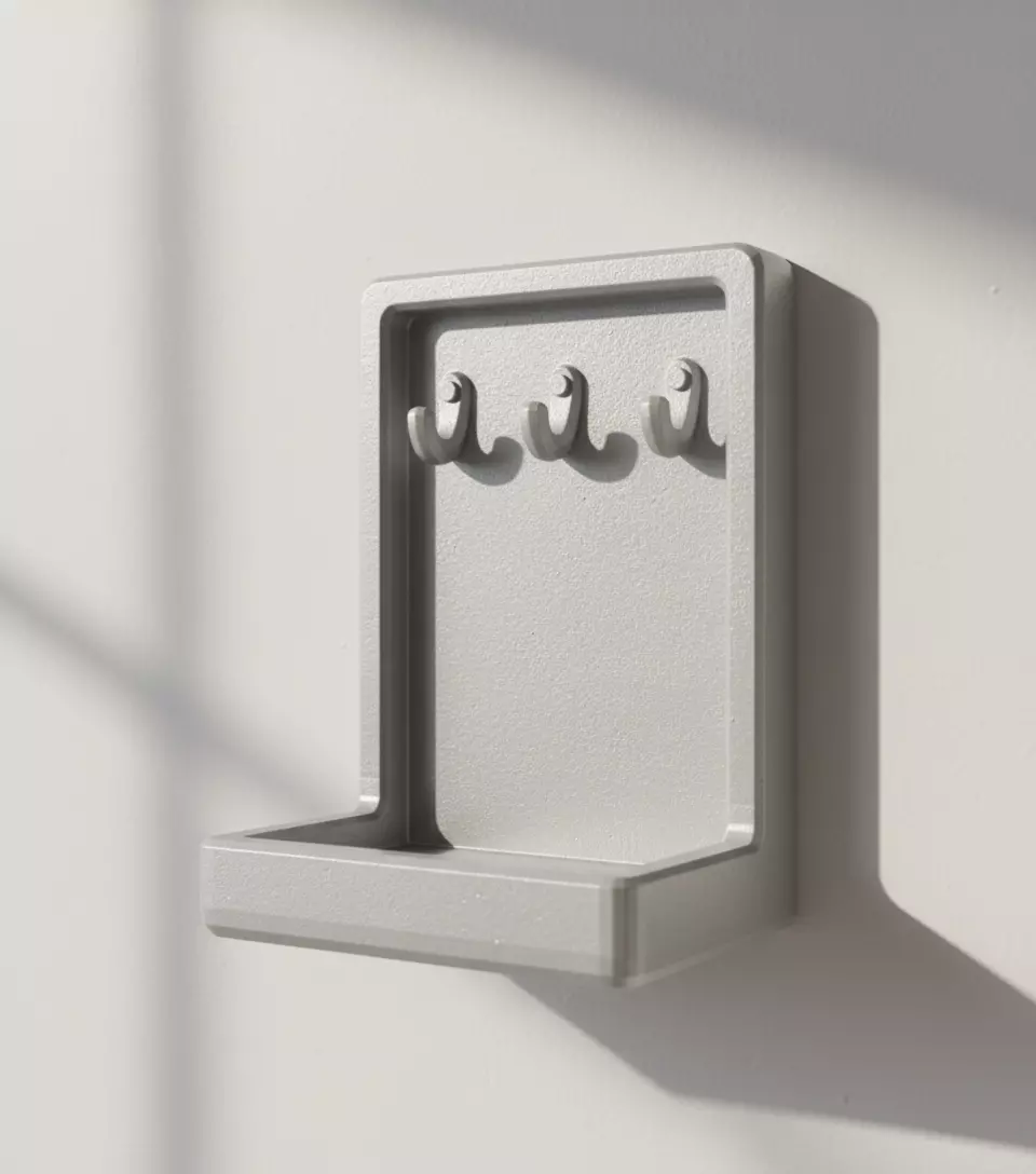 Compact Jewelry Holder 3D Print Model 3D print model_0