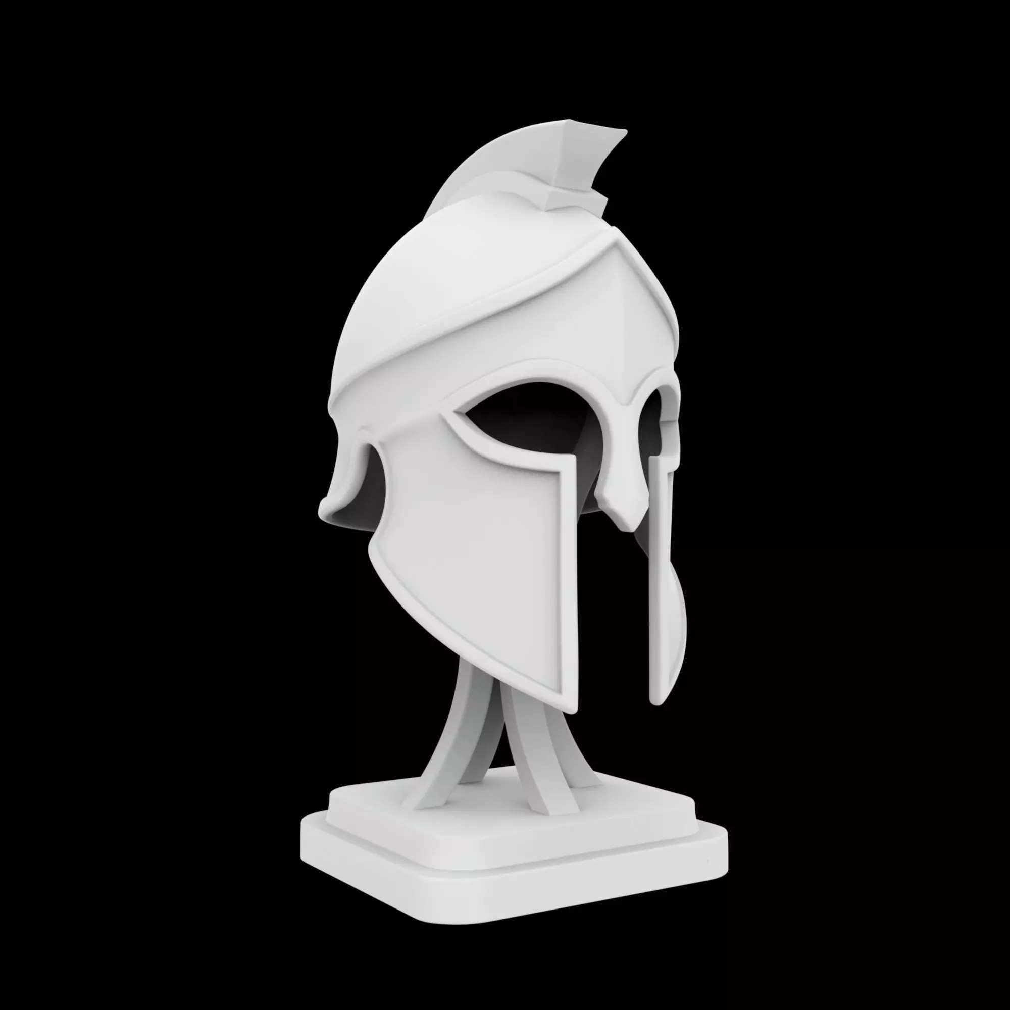 Cyber Dragon Head 3D Print Model 3D print model_0