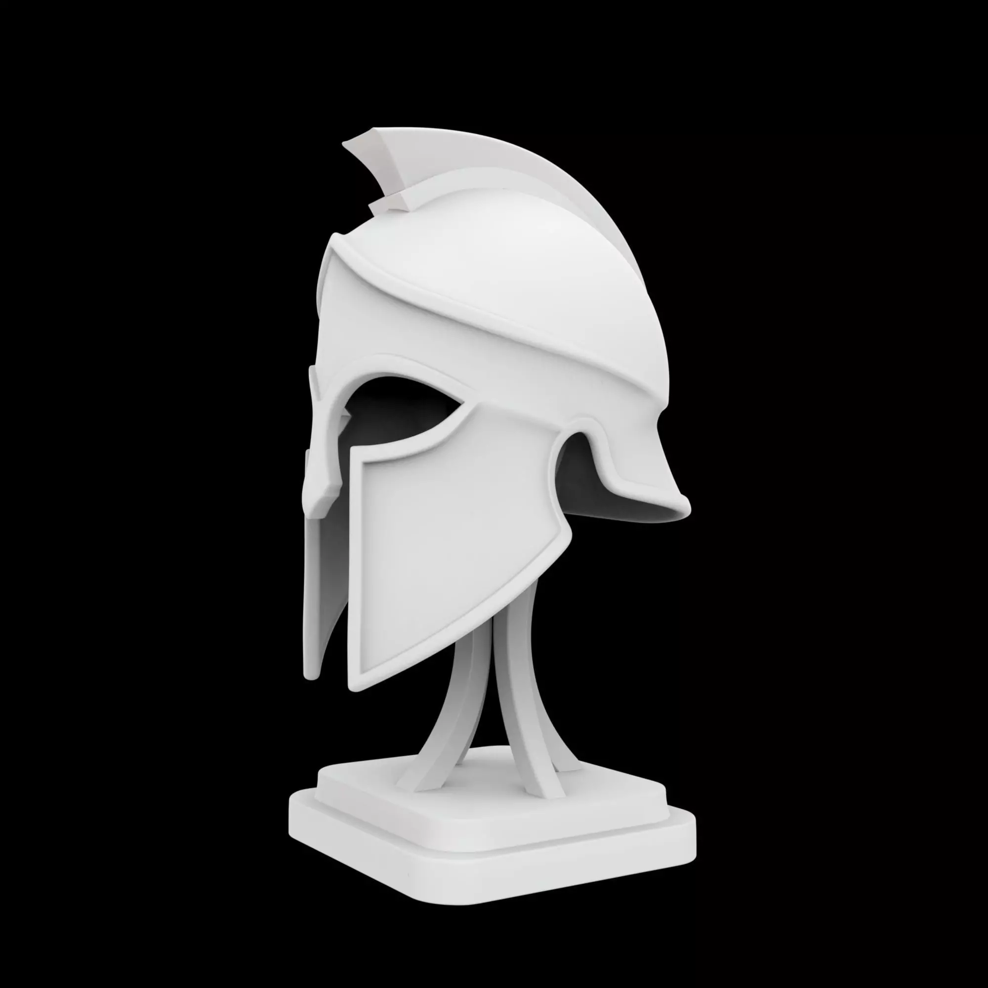 Cyber Dragon Head 3D Print Model 3D print model_1