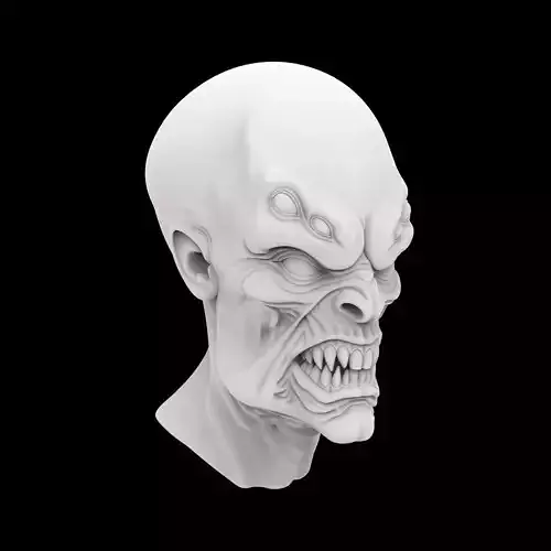 Mutant Alien 3D Print Model