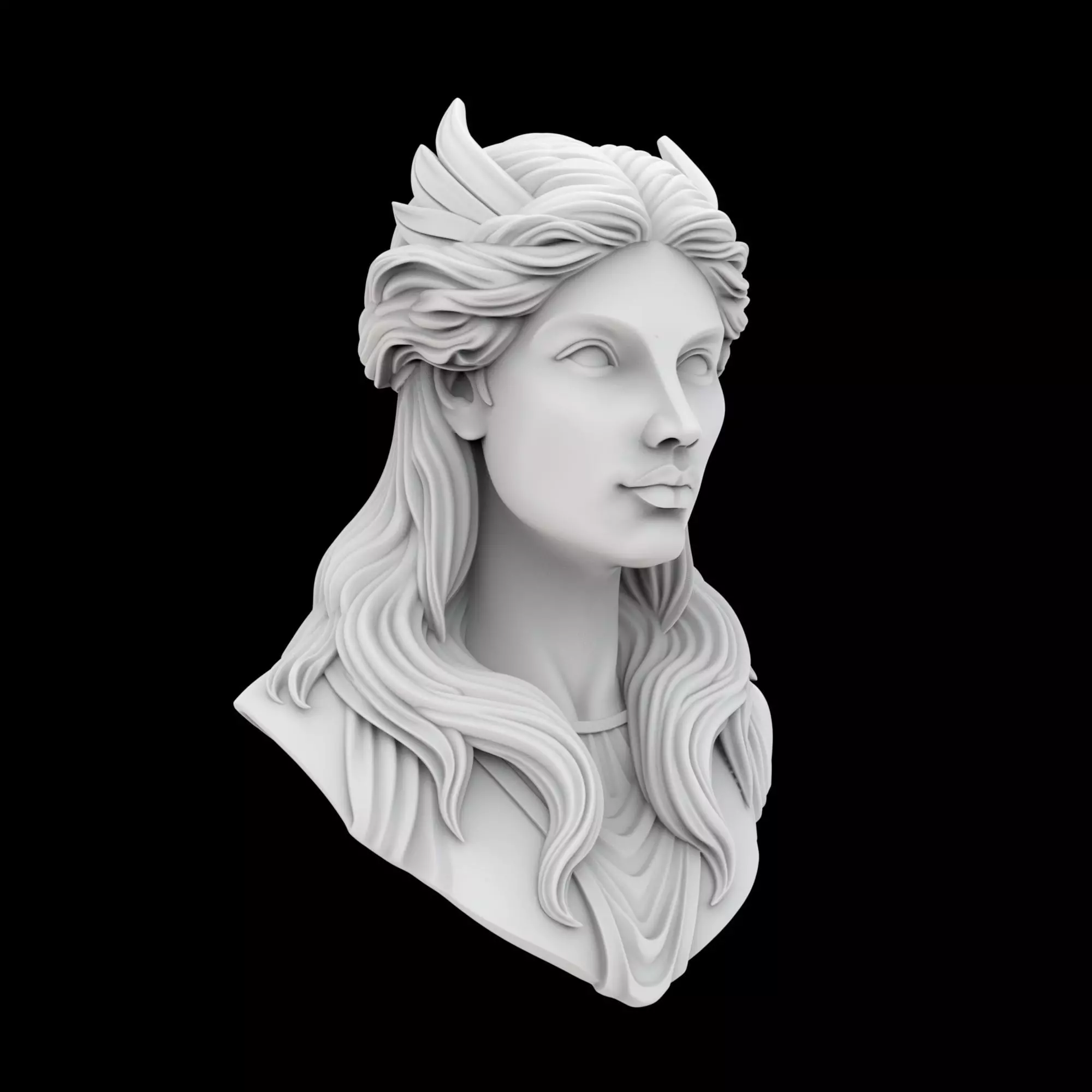Paladin Bust 3D Print Model 3D print model
