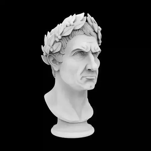Roman Emperor Bust 3D Print Model