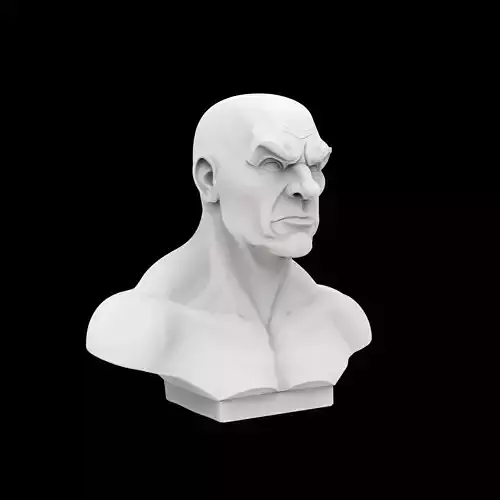 Titan Bust 3D Print Model