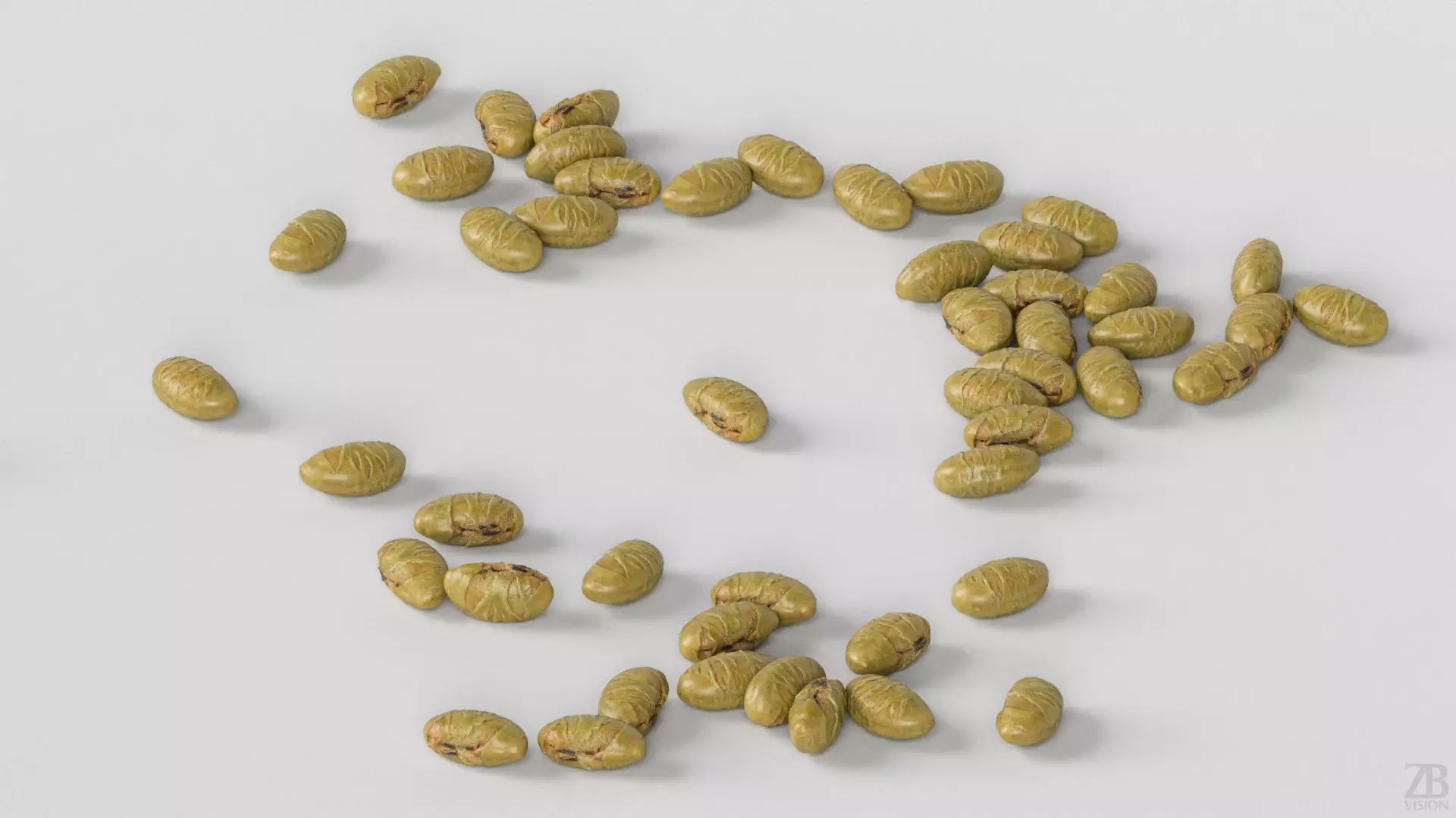 Edamame Bean 3D model_2