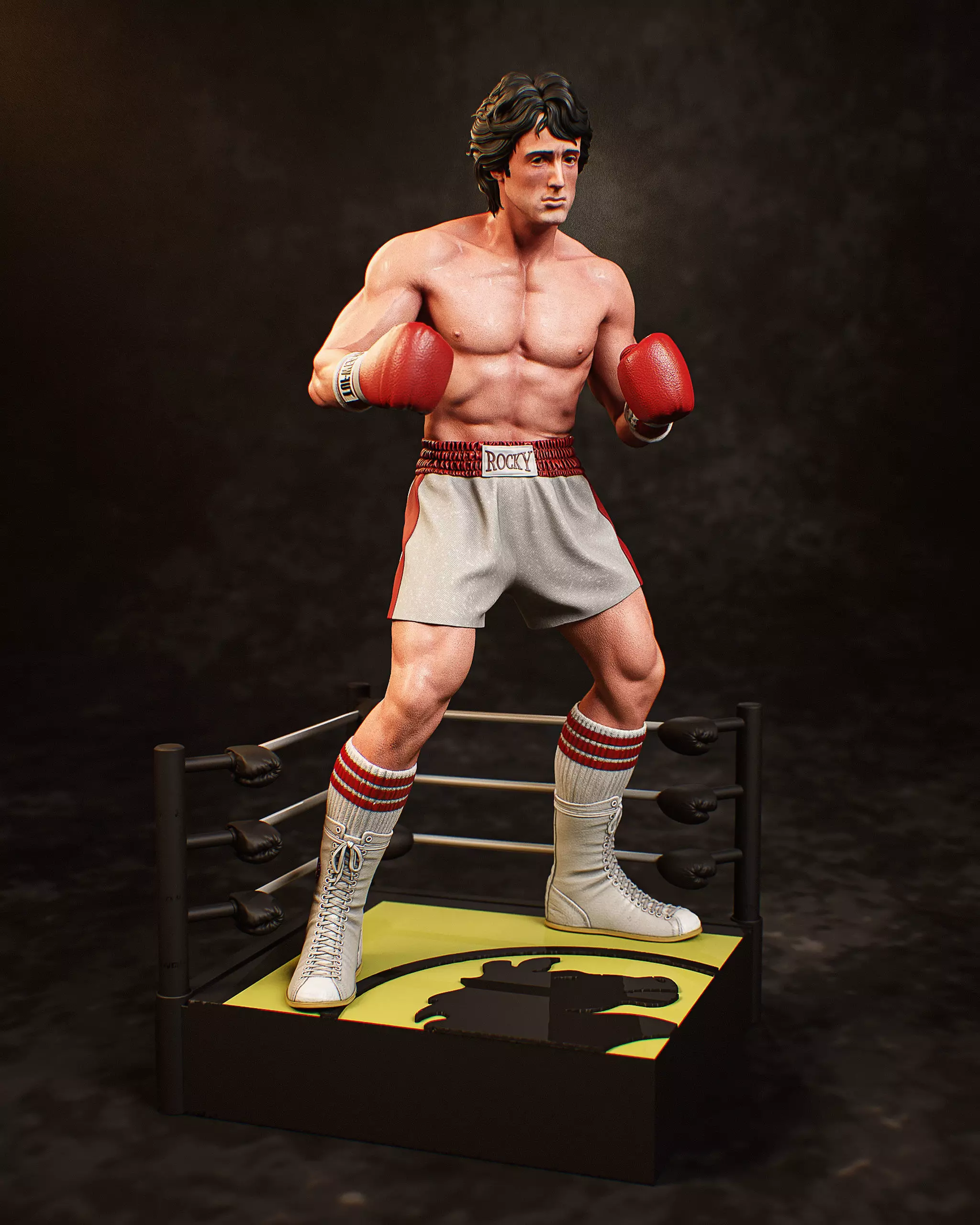 Rocky Balboa 3D Print 3D print model_3