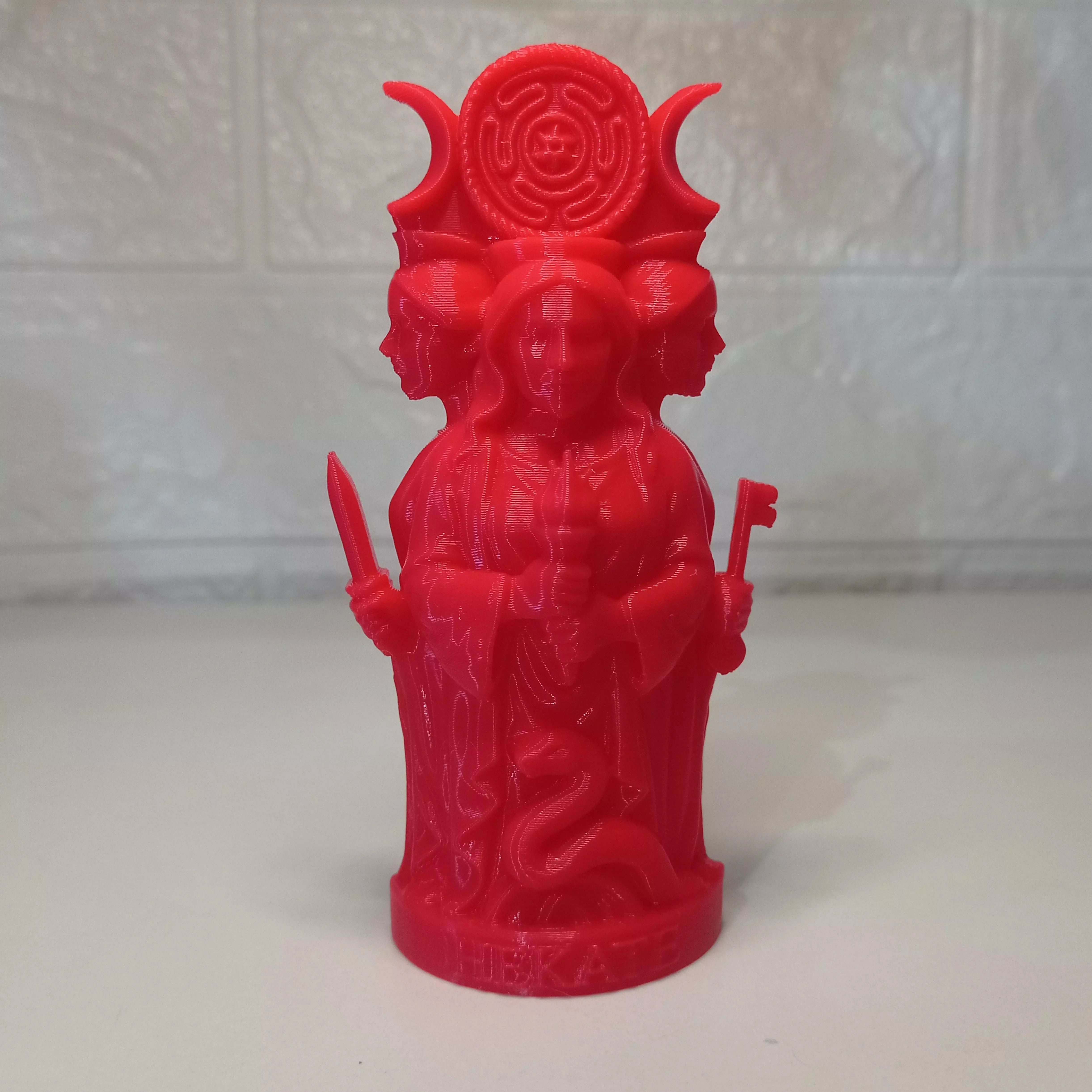 Triple Goddess of Magic and Crossroads 3D Model for Printing 3D print model_3
