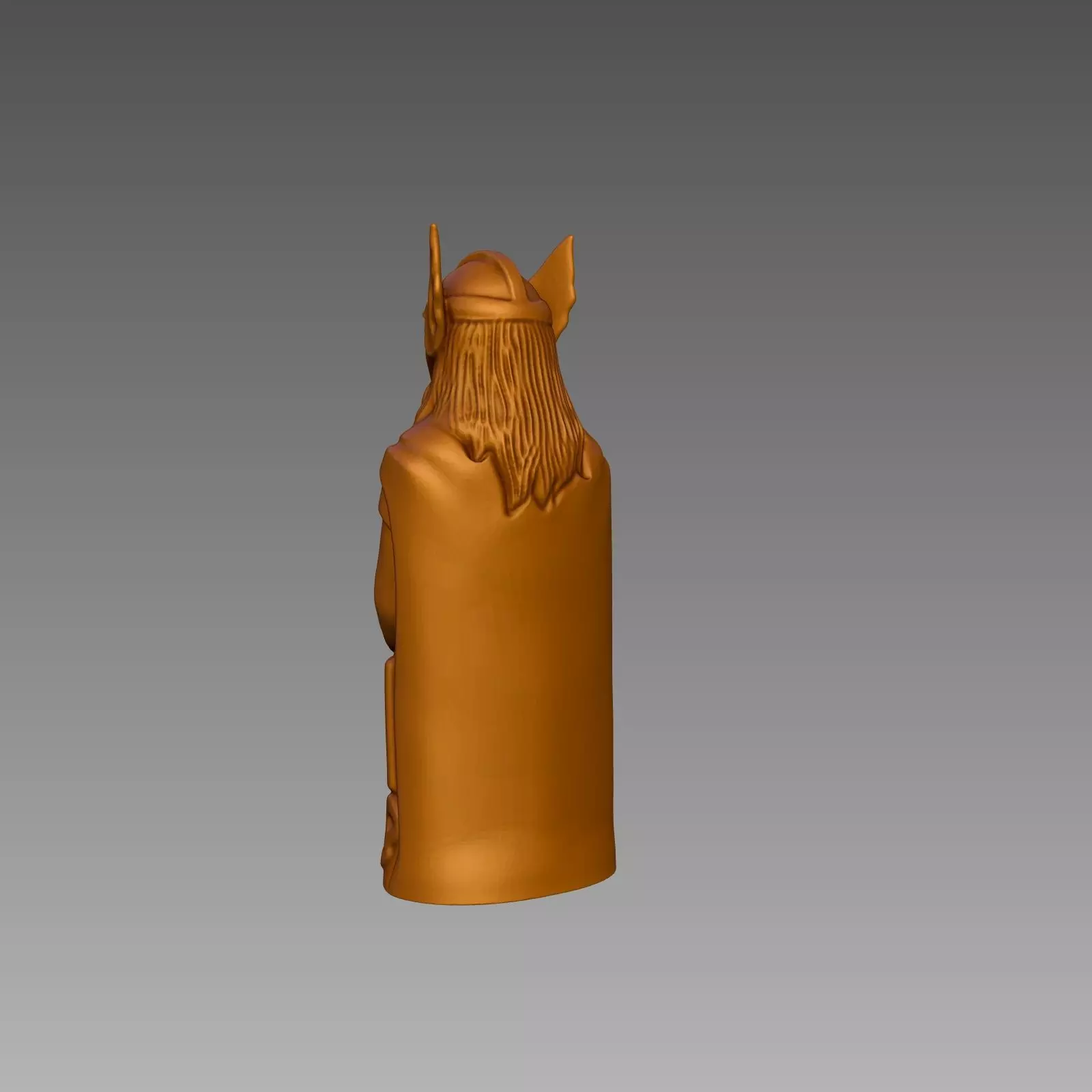 Thor Mjolnir Statue 3D STL Model 3D print model_3