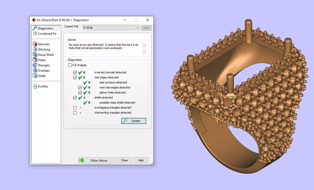 Gold N1576 3D print model_8