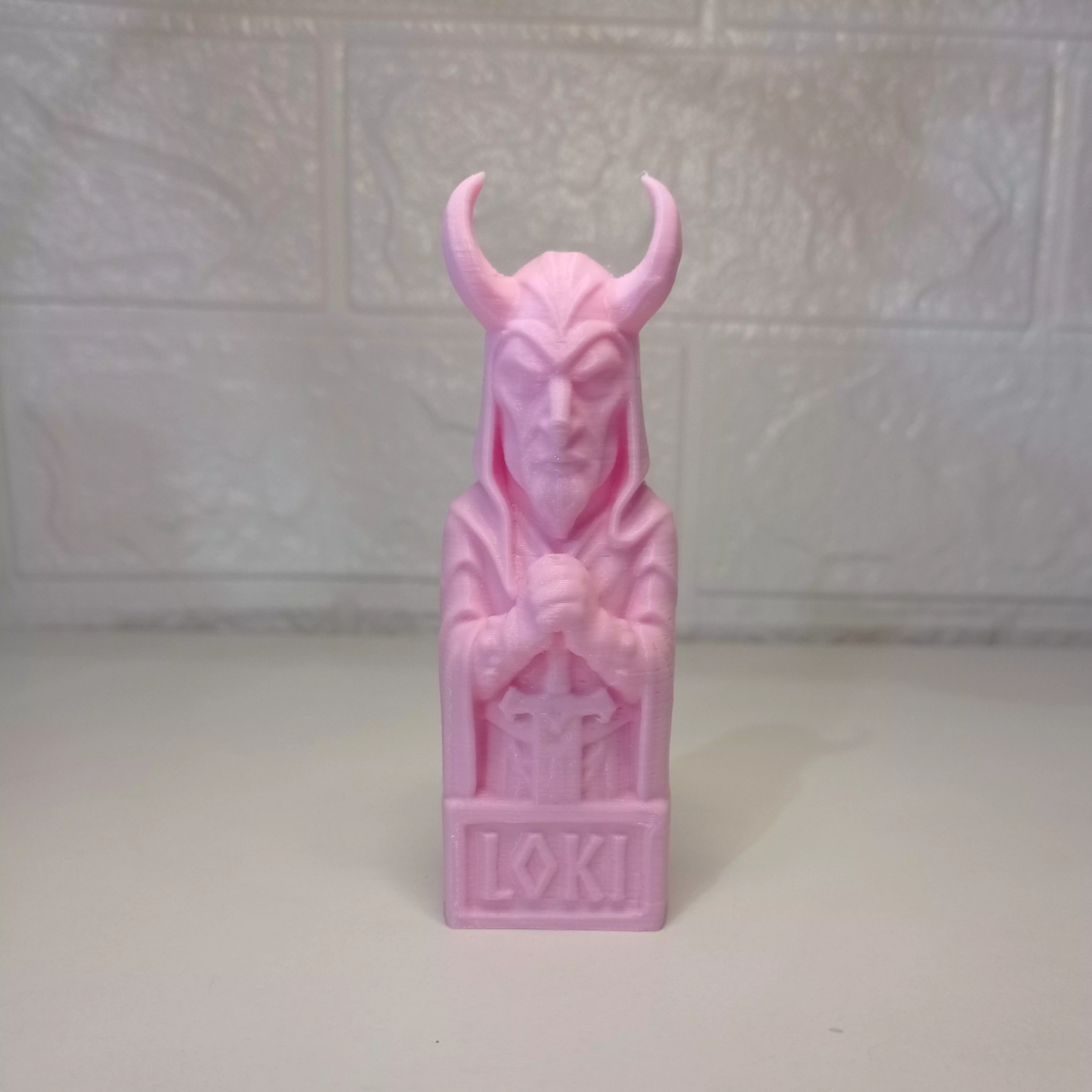 Loki The Cunning Statue  3D STL Model 3D print model_2