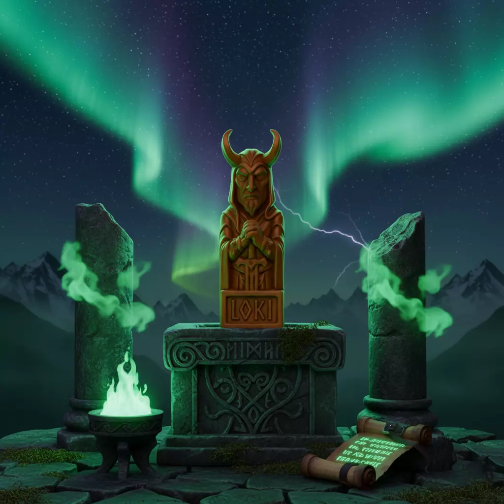 Loki The Cunning Statue  3D STL Model 3D print model_0