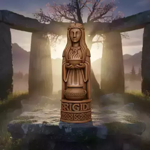 Goddess Brigid Figurine  Low Support FDM