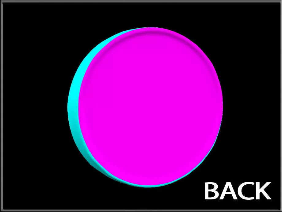 Skull Coin Low-poly 3D model_5