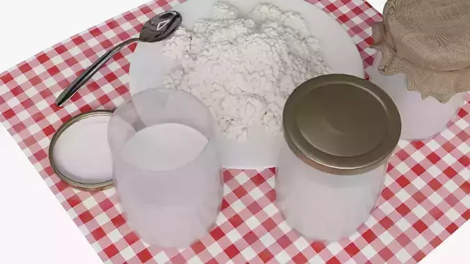 Kefir 3D model 7