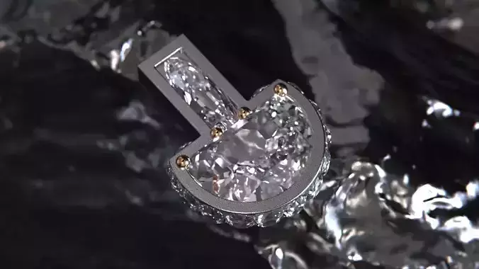 Rings earring modern