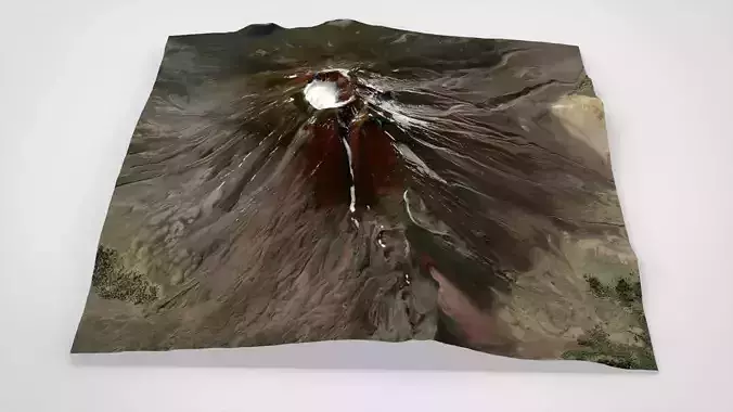 Mountain landscape Volcano Lonquimay Andes Mountains Chile