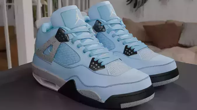 Nike Air Jordan 4- BLUE