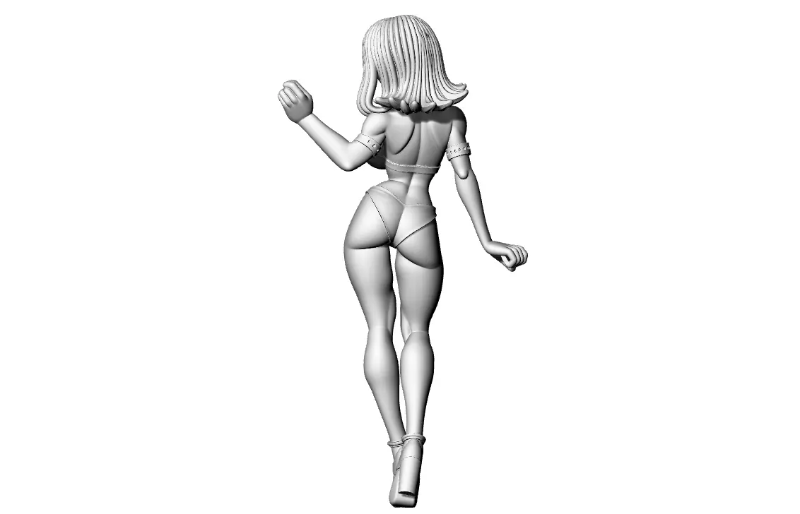 Anime Girl 3D print model_3