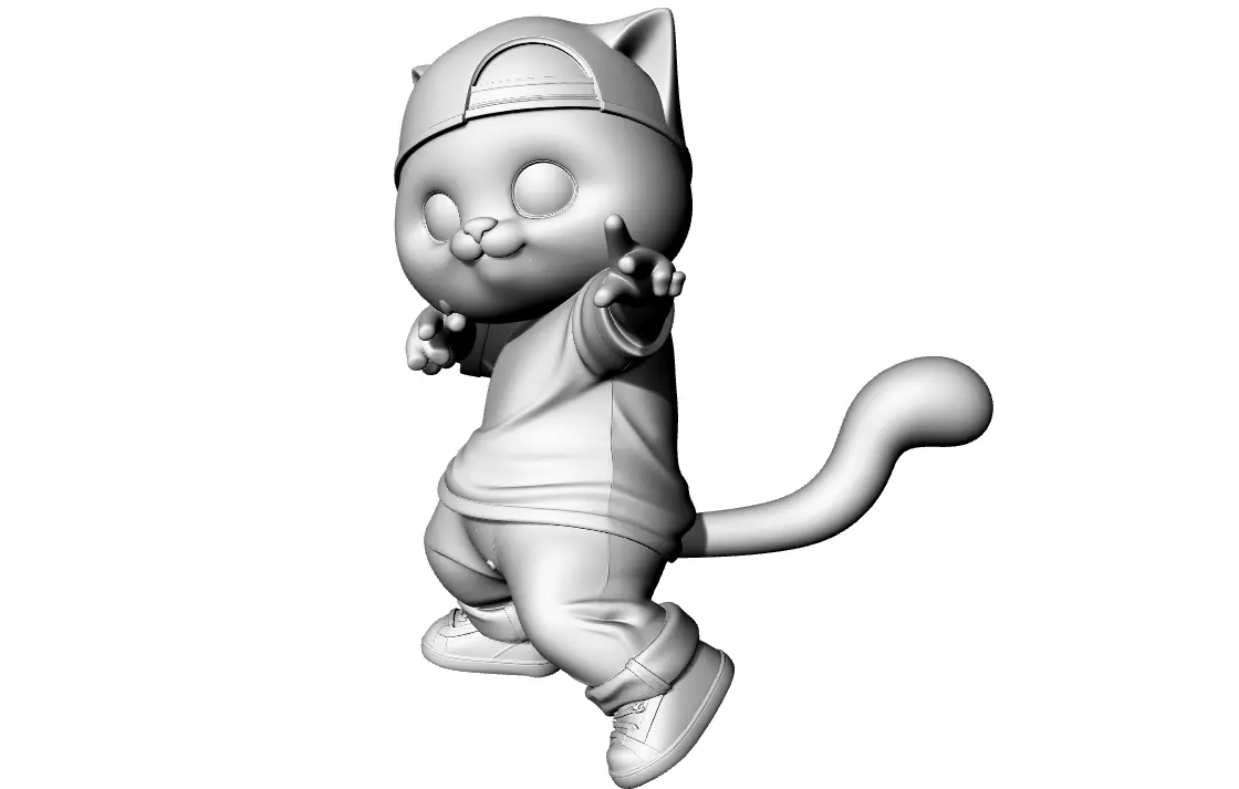 Funny Cat 3D print model