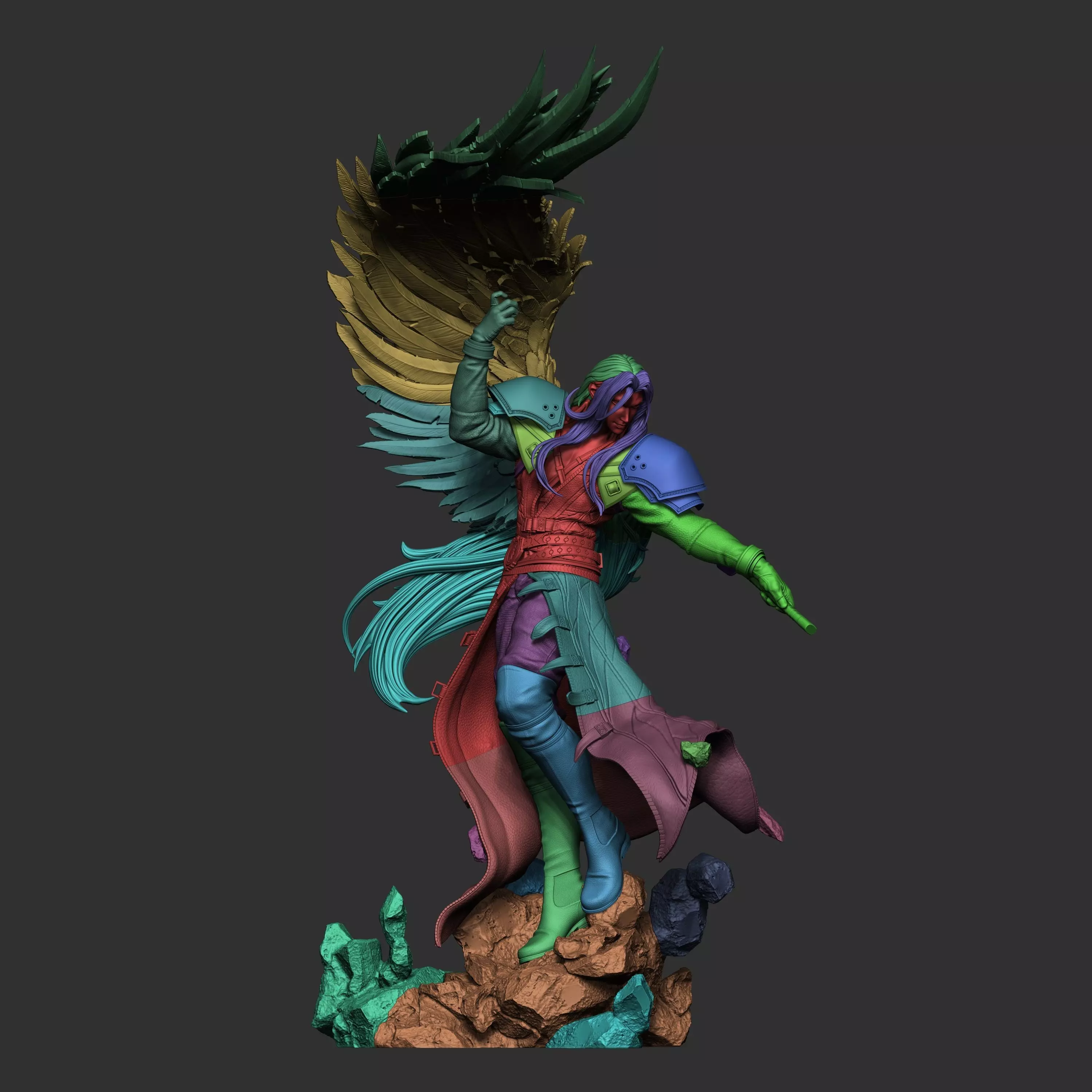 Sephiroth 3D Print 3D print model_6