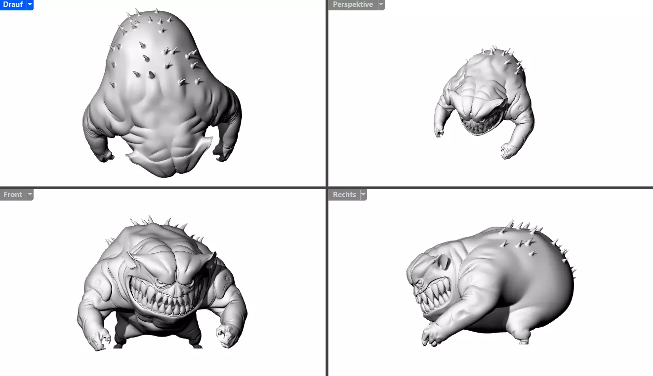 Monster Exotik 3D print model_4