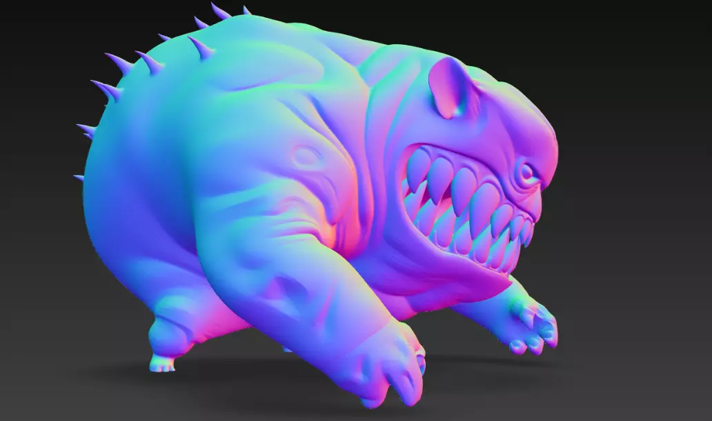 Monster Exotik 3D print model_1