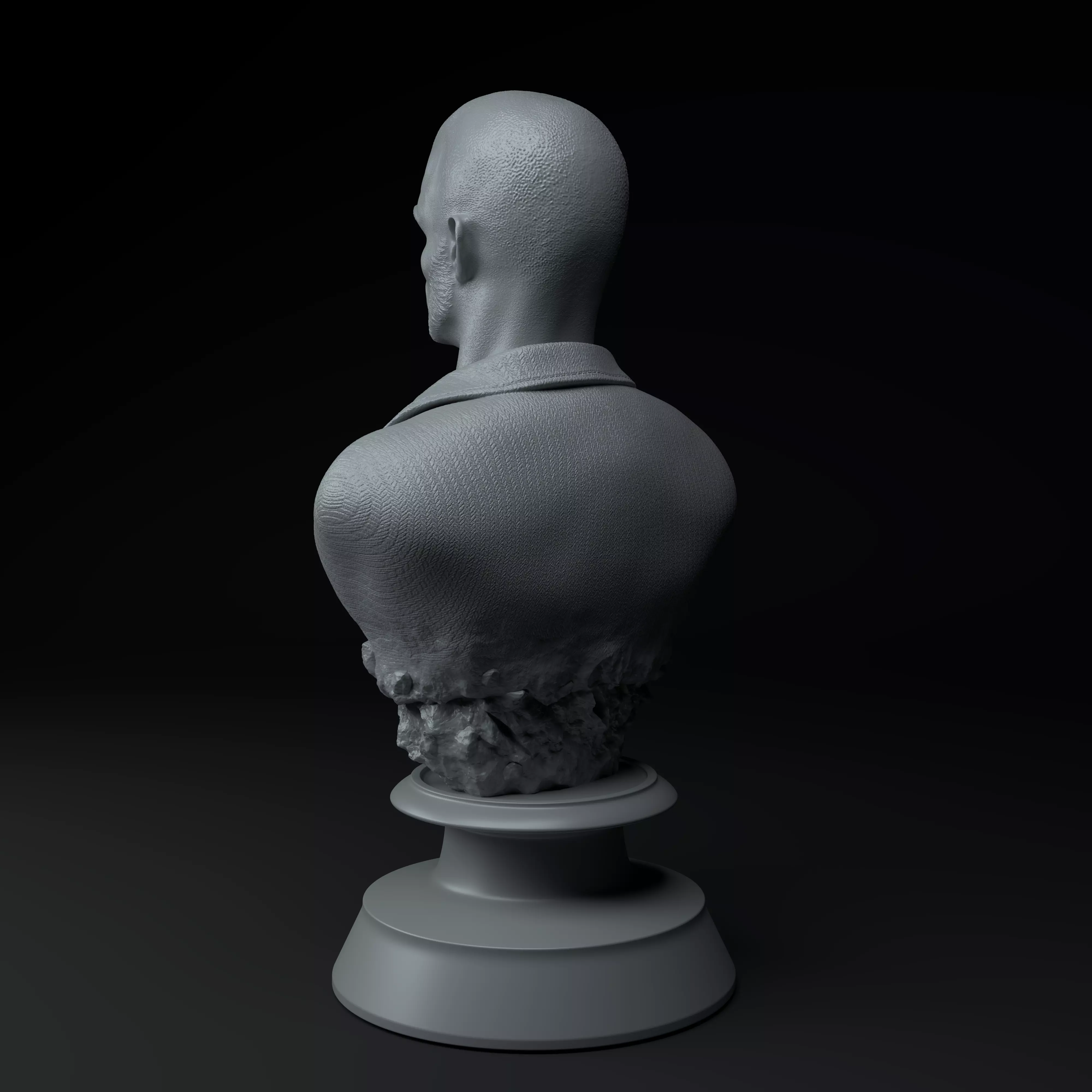 Jesse Pinkman Breaking Bad Premium 3D Bust STL 3D model_3