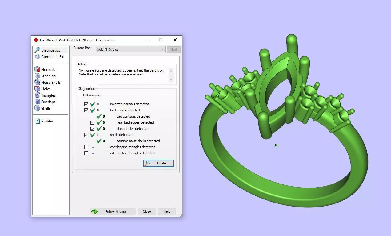 Gold N1578 3D print model_8