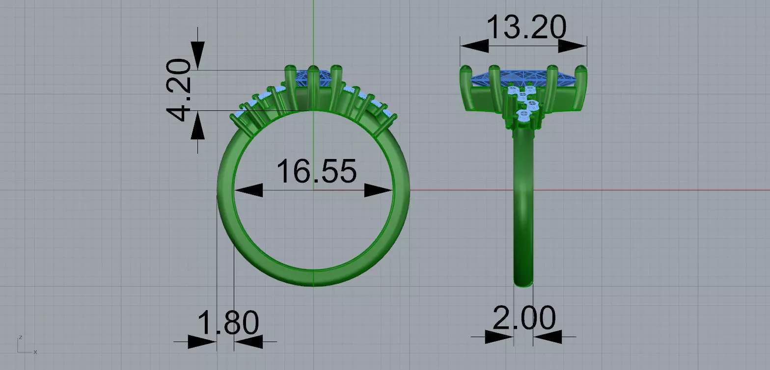 Gold N1578 3D print model_7