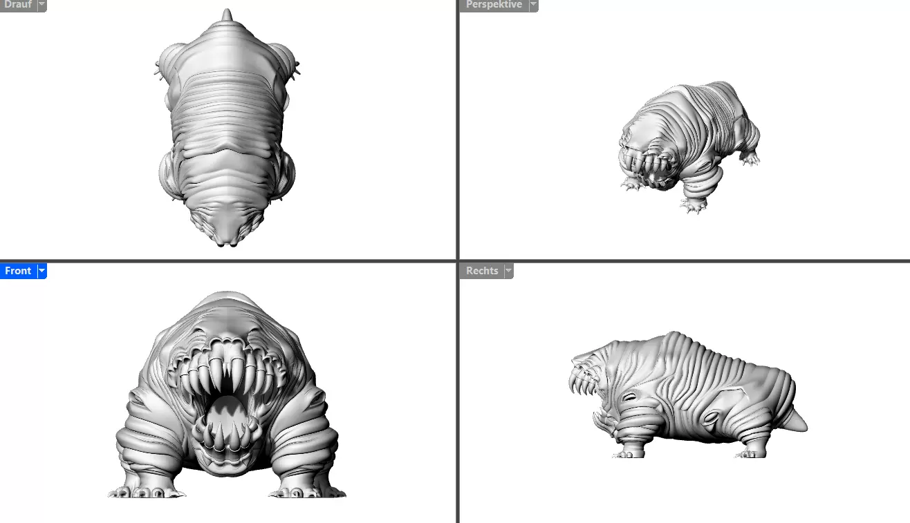Monster Exotik  3D print model_5