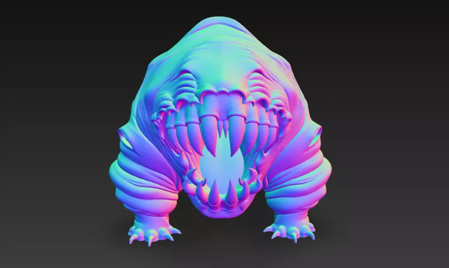 Monster Exotik  3D print model_2